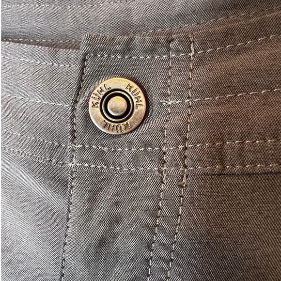 KUHL Hiking Cargo Shorts 10" Inseam in Gray Women's Size 10 - Picture 6 of 16